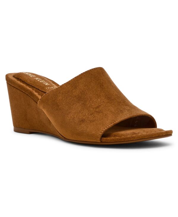 アンクライン レディース シューズ サンダル Anne Klein Women's Charisma Dressy Wedge Sandals Hazelnut｜ReVida 店 13,121円