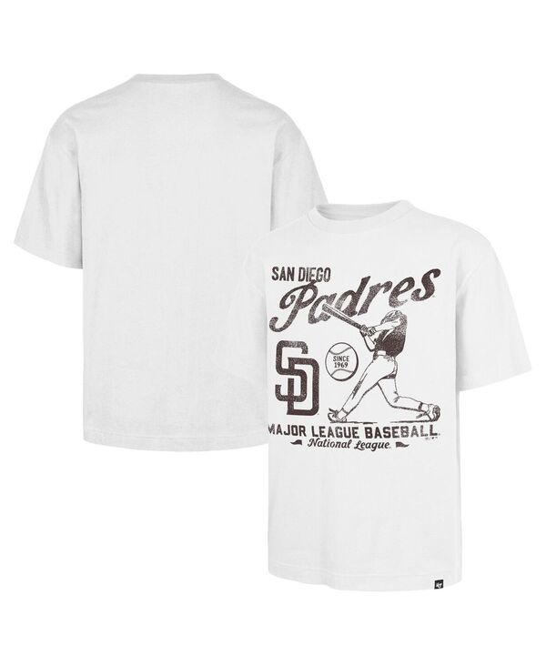 47 ブランド名 メンズ トップス ティーシャツ \u002747 Brand Men\u0027s White San Diego Padres Regional Batter Foundation T-Shirt White 白いこと