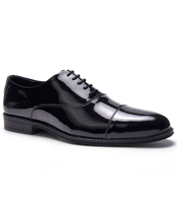アンソニー ヴィア メンズ シューズ オックスフォード 鳥打ち帽 Anthony Veer Men\u0027s Nero Cap-Toe Tuxedoxford Shoe Black 黒いこと