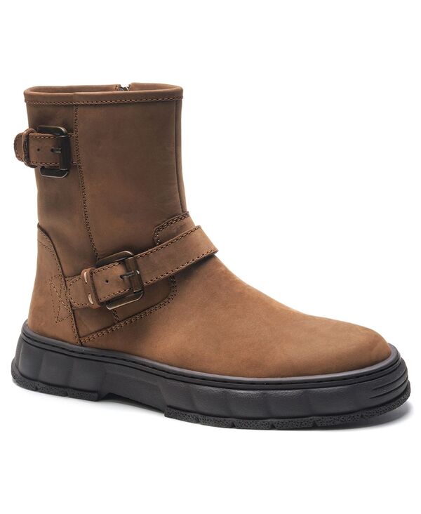 アンソニー ヴィア メンズ シューズ ブーツ・レインブーツ Anthony Veer A. Veer Men\u0027s Ranger Biker Boots Dark Brown 赤銅色