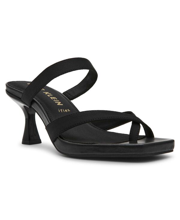 アンクライン レディース シューズ サンダル Anne Klein Women\u0027s Jevelli Strappy Dressandals Black 黒いこと