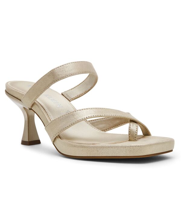 アンクライン レディース シューズ サンダル Anne Klein Women\u0027s Jevelli Strappy Dressandals Gold ゴールド