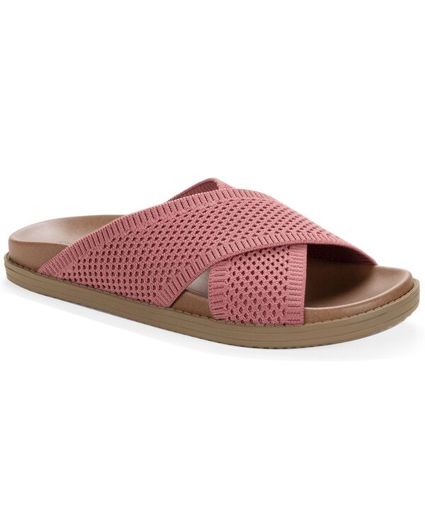 スタイルアンドコー レディース シューズ サンダル 編み物 Style \u0026 Co Women\u0027s Roryy Knit X-Band Footbed Sandals Dusty Rose