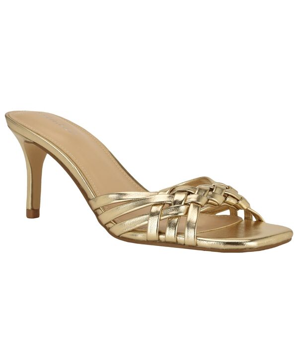 カルバンクライン レディース シューズ サンダル Calvin Klein Women\u0027s Wendine Woven Dressandals Gold ゴールド