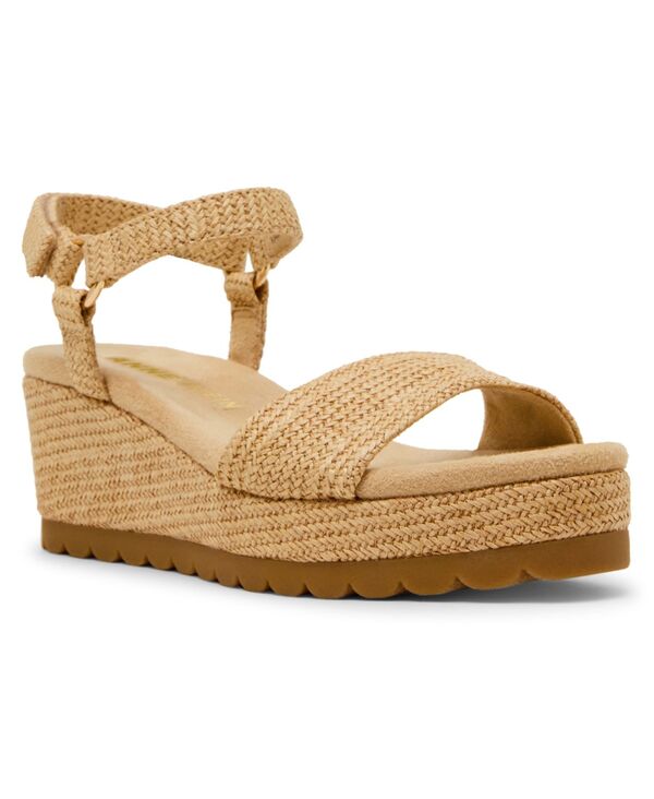 アンクライン レディース シューズ サンダル プラットホーム Anne Klein Women\u0027s Natasia Platform Wedge Sandals Raffia