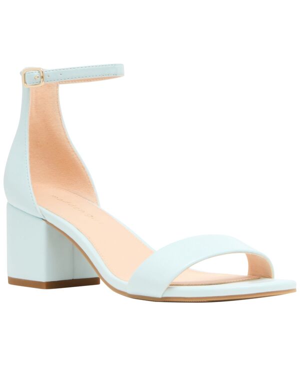 マッデンガール レディース シューズ サンダル 踵 Madden Girl Ileana Two-Piece Block-Heel Sandals Light Blue 青碧