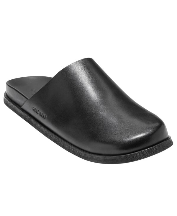 電話を掛けるハーン メンズ シューズ スリッポン・ローファー サンダル Cole Haan Men\u0027s Modern Classics Muleslip-on Sandals Black 黒いこと
