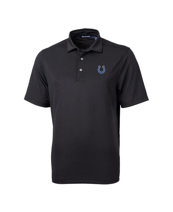 切断機アンドうしろ側 メンズ トップス スポーツシャツ Cutter \u0026 Buck Men\u0027s Black Indianapolis Colts Virtueco Pique Polo Shirt Black 黒いこと