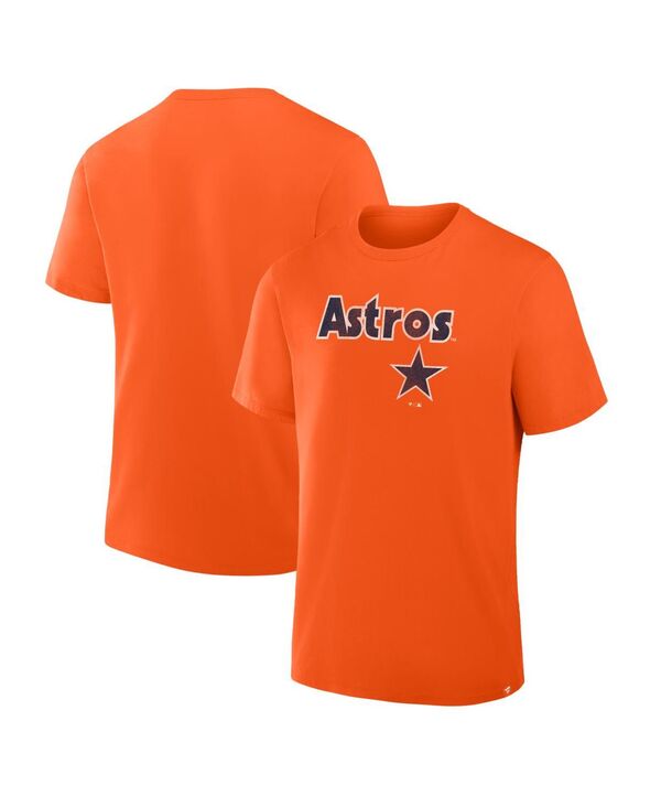 ファナティクス メンズ トップス プルオーバー ロゴタイプ Fanatics Men\u0027s Orange Houston Astros Alternate Logo Legacy T-Shirt Orange オレンジ色