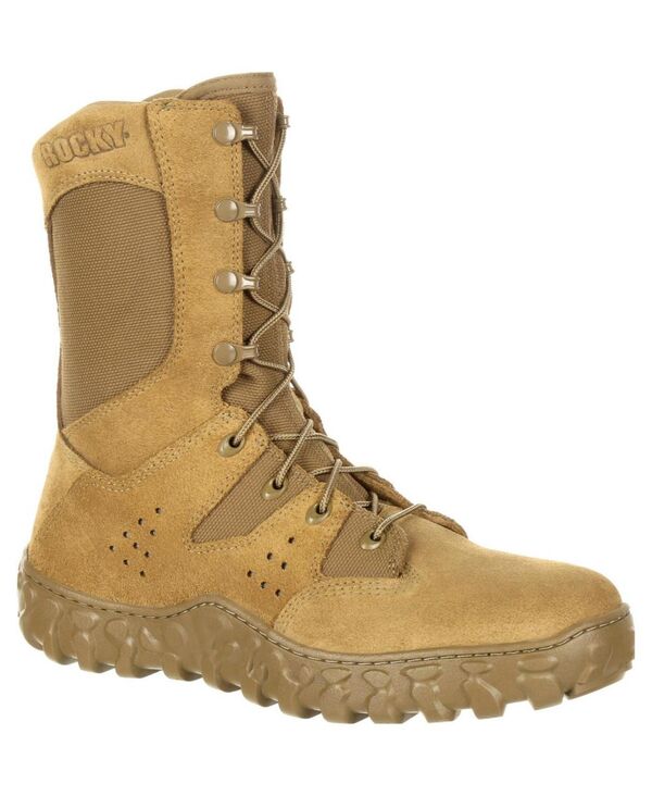 ロッキー メンズ シューズ ブーツ・レインブーツ ROCKY Men\u0027s2V Predator Military Boot Coyote brown 赤銅色