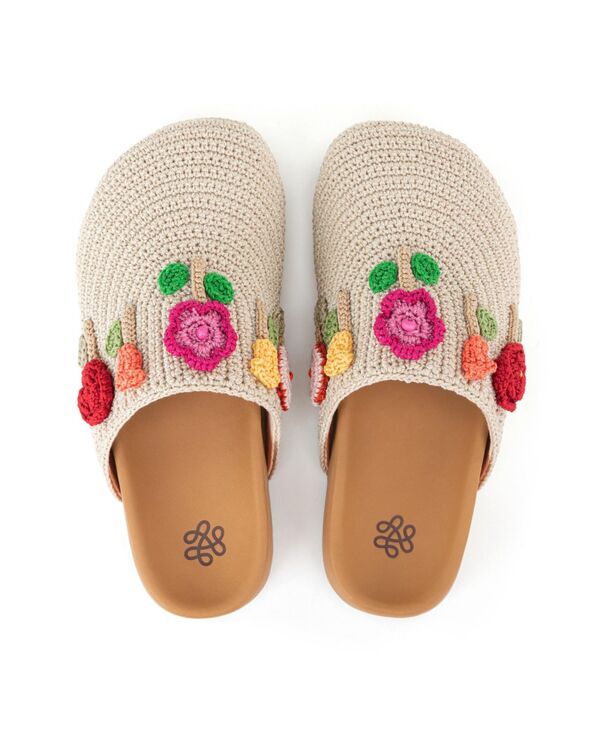 ザサック レディース シューズ パンプス The Sak Women\u0027s Bolinas Crochet Clog Flower ecru エクリュ