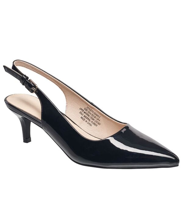フレンチコネクション レディース シューズ サンダル 踵 French Connection Womens Quinn Slingbackitten Heel Black Patent Leather 黒いこと