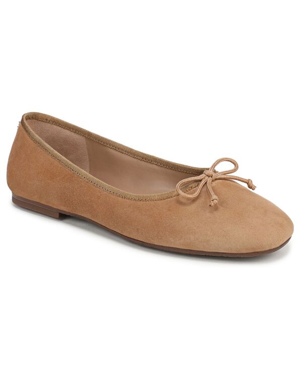 サムエデルマン レディース シューズ スリッポン・ローファー Sam Edelman Women\u0027s Alie Ballerina Slip-On Flats Cyprus Tan Suede タン