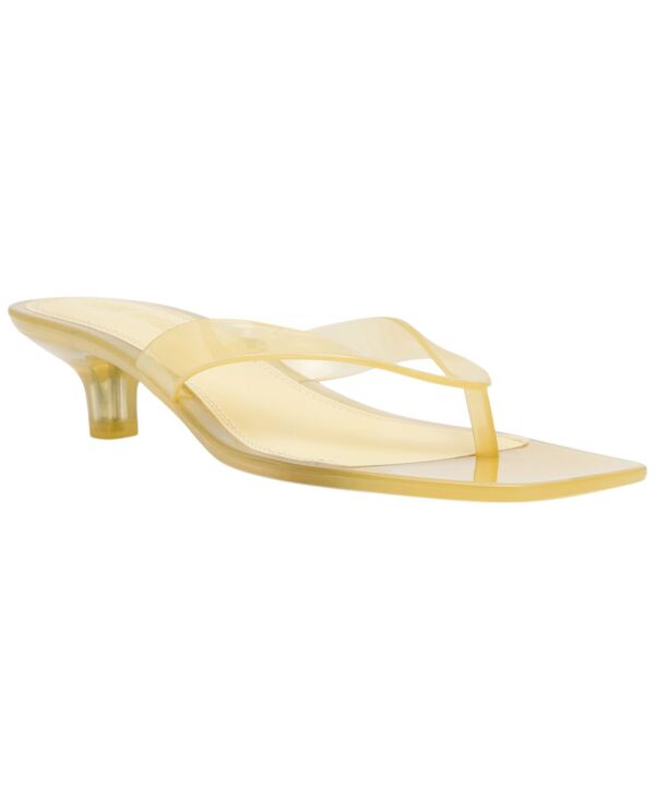 スティーブ マデン レディース シューズ サンダル 踵 Steve Madden Women\u0027s Tracie-Jelly Thong Kitten-Heel Sandals Yellow 黄色