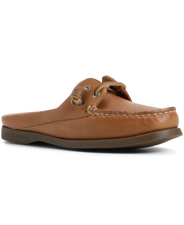 スペリー レディース シューズ パンプス Sperry Women\u0027s Authentic Original Mule Boat Shoe Smooth Tan タン