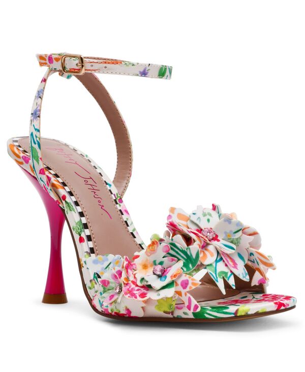 ベッツィジョンソン レディース シューズ サンダル Betsey Johnson Women\u0027s Hilley Flower Dressandals Natural Floral