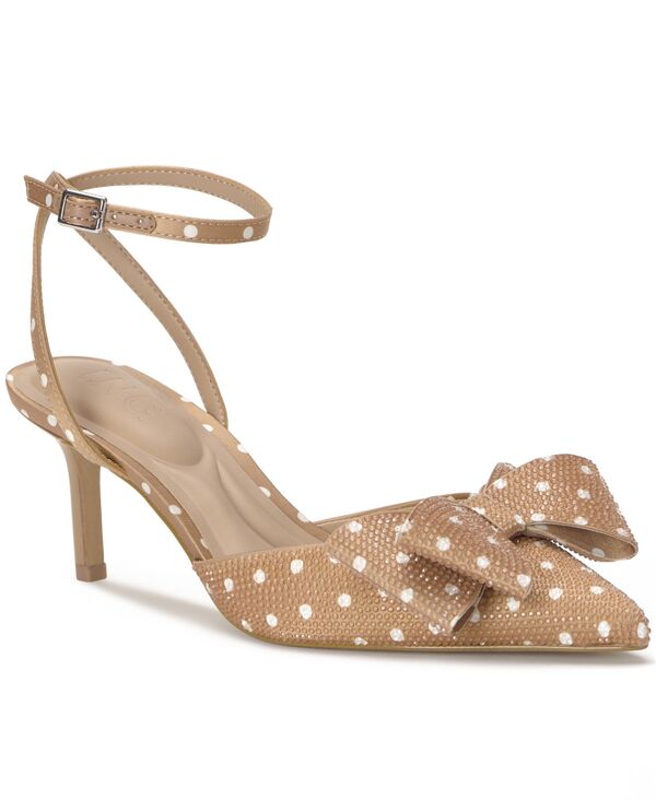 目玉.エヌ.シー 国際的 概念構成 レディース シューズ サンダル 踵 I.N.C. International Concepts Women\u0027s Granea Pointed Toe Heels Nude/White Dot 白いこと