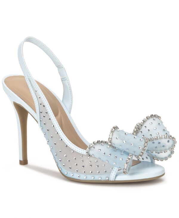 目玉.エヌ.シー 世界的 概念作用 レディース シューズ サンダル メッシュ I.N.C. International Concepts Women\u0027s Halleembellished Mesh Dressandals Chalk Blue 車輪止め