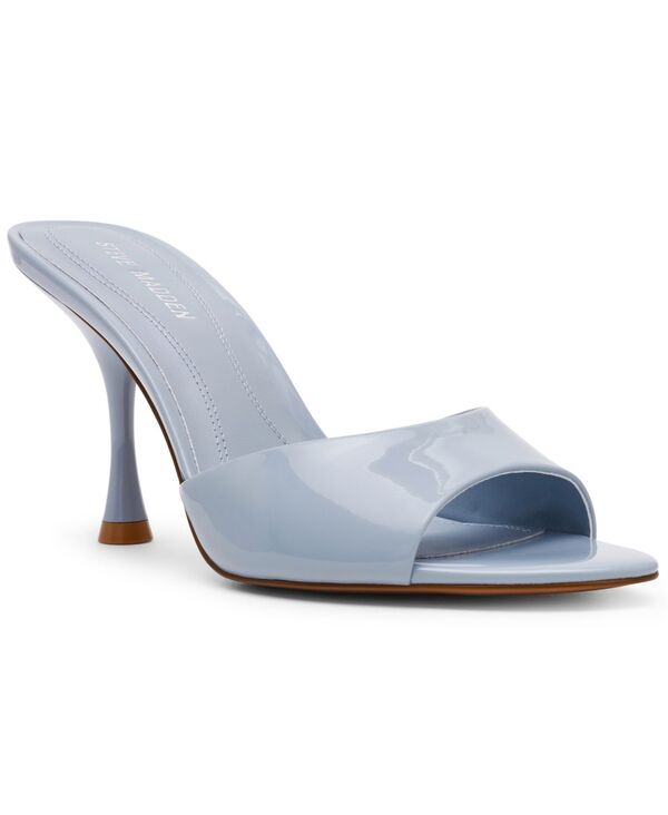 スティーブ マデン レディース シューズ サンダル 踵 Steve Madden Women\u0027santi High-Heel Round Toe Dressandals Light Blue 青碧
