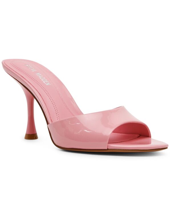 スティーブ マデン レディース シューズ サンダル 踵 Steve Madden Women\u0027santi High-Heel Round Toe Dressandals Pink Patent サクラ色