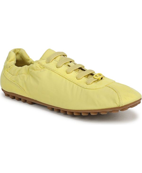 フランコサルト レディース シューズ スニーカー スピード競技 Franco Sarto Women\u0027s Felina Round Toe Lace-Up Shoes Light Greenylon Fabric 緑であること
