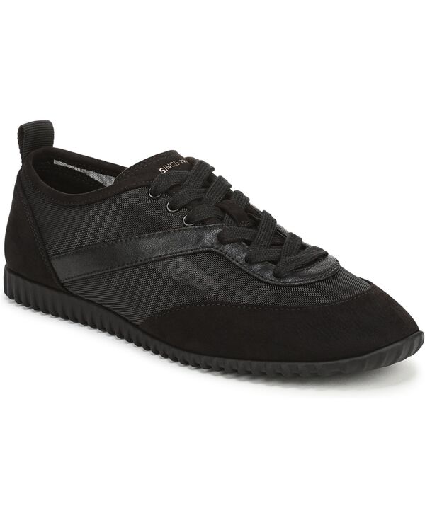 フランコサルト レディース シューズ スニーカー スピード競技 Franco Sarto Women\u0027s Hollis Round Toe Lace-Up Shoes Black Mesh/Microfiber 黒いこと