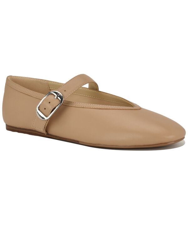 ナインウェスト レディース シューズ パンプス Nine West Women\u0027s Vancee Mary Jane Ballet Flats Arena Tan Leather タン