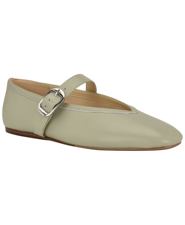 ナインウェスト レディース シューズ パンプス Nine West Women\u0027s Vancee Mary Jane Ballet Flats Muted Sage Leather サルヴィア