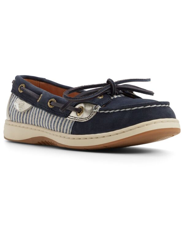 スペリー レディース シューズ パンプス Sperry Women\u0027s Angelfish Round Toe Boat Shoes Navy Stripe 米国海軍