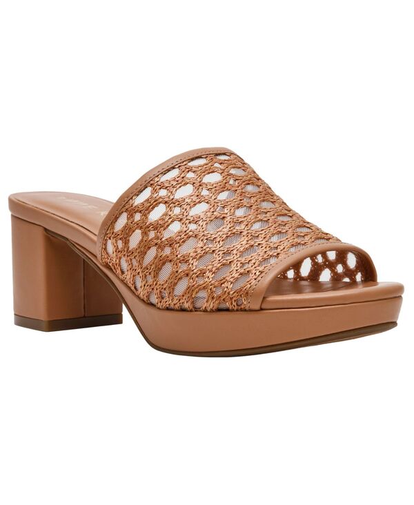 アンクライン レディース シューズ サンダル プラットホーム 踵 Anne Klein Women\u0027s Paros Platform Block Heel Dressandals Nude