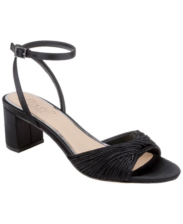 ジュウェルダグレイミシュカ レディース シューズ サンダル Jewel Badgley Mischka Women\u0027s Pretty Round Toe Dressandals Black Satin 黒いこと