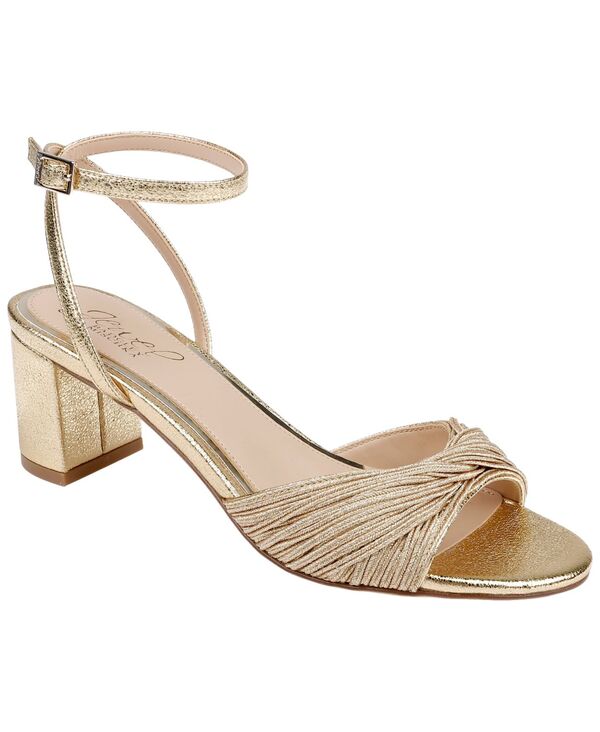 ジュウェルダグレイミシュカ レディース シューズ サンダル Jewel Badgley Mischka Women\u0027s Pretty Round Toe Dressandals Gold Textile ゴールド