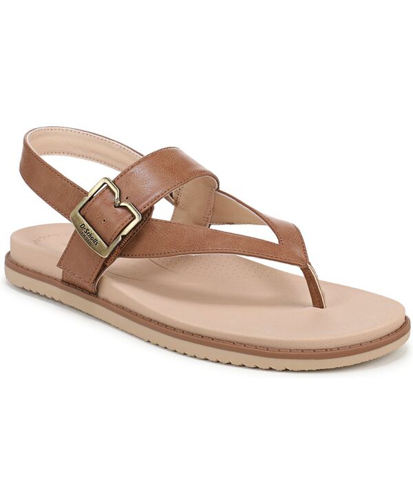 お医者さん・肩かけ レディース シューズ サンダル Dr. Scholl\u0027s Women\u0027so Chill Thong Sandals Honey Brown Faux Leather 赤銅色