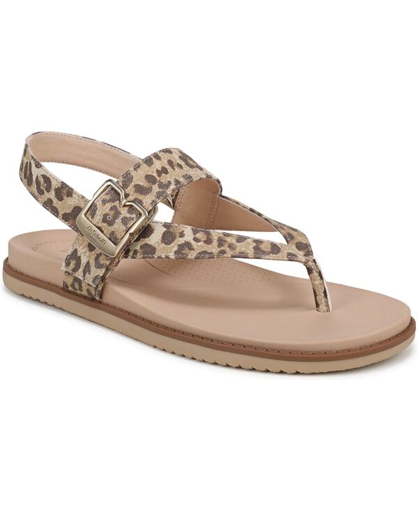 お医者さん・肩かけ レディース シューズ サンダル Dr. Scholl\u0027s Women\u0027so Chill Thong Sandals Leopard Faux Leather 毛の荒物