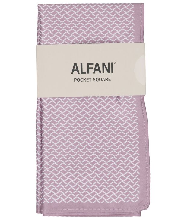 アルファニ メンズ 付属物 タイ Alfani Men\u0027s Mason Geometric Pattern Pocket Square Dusty Pink さくら色