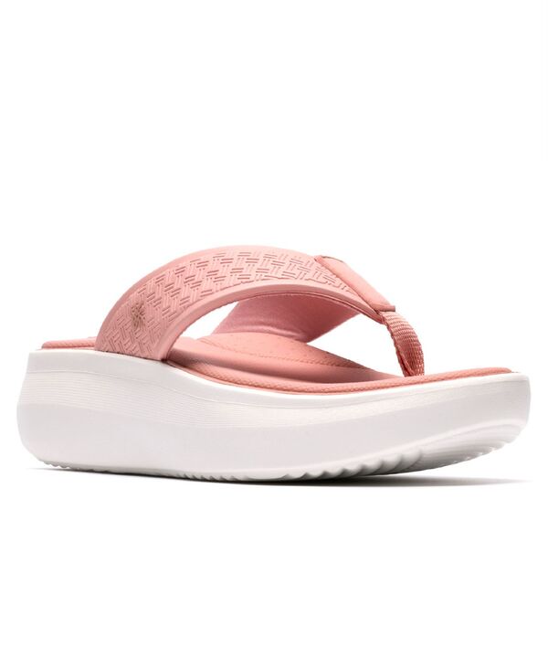 クラークス レディース シューズ サンダル Clarks Women\u0027solevana Post Round Toe Sandals Dusty Pink サクラ色