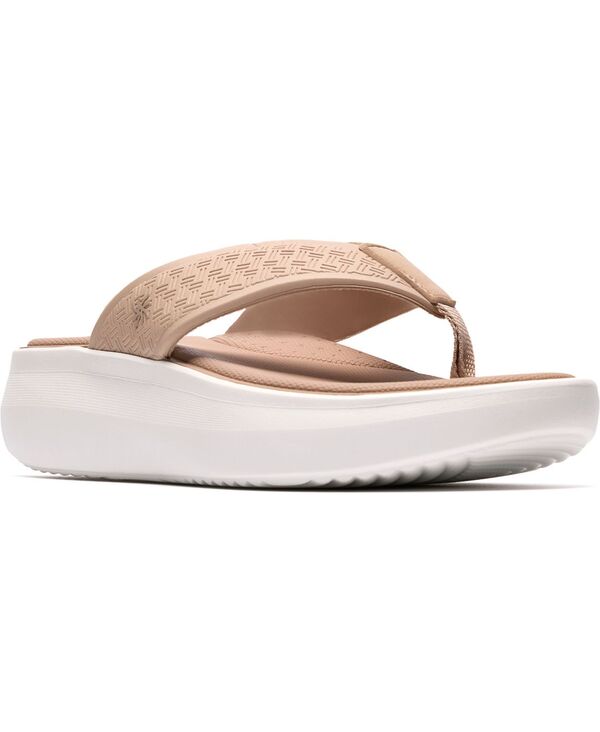 クラークス レディース シューズ サンダル Clarks Women\u0027solevana Post Round Toe Sandalsand 砂子