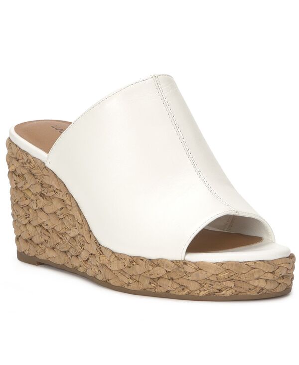 ラッキーブランド レディース シューズ サンダル プラットホーム 踵 Lucky Brand Women\u0027s Cabriah Platform Wedge Heel Sandals White Leather 白いこと