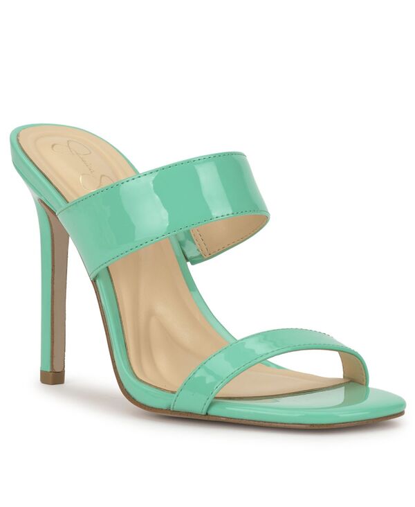 ジェシカシンプソン レディース シューズ サンダル Jessica Simpson Women\u0027s Orizell Double Band Stiletto Sandalsummer Seafoam Patent