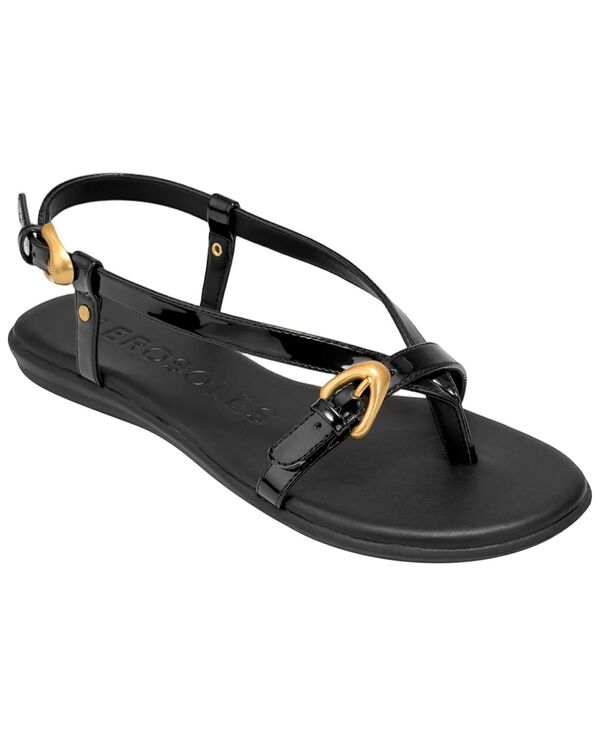 エアロソールズ レディース シューズ サンダル Aerosoles Women\u0027s Iride Buckle Flat Sandals Black 黒いこと