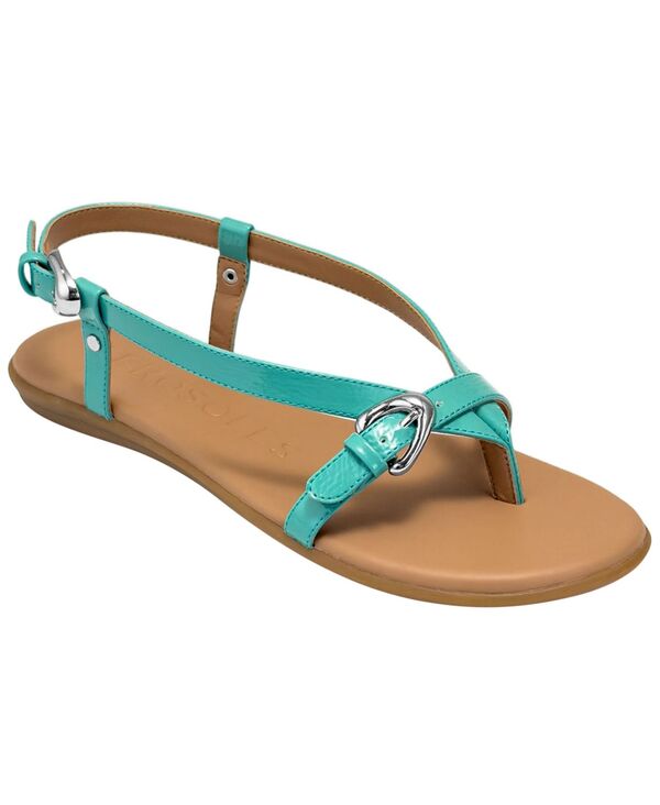 エアロソールズ レディース シューズ サンダル Aerosoles Women\u0027s Iride Buckle Flat Sandals Ice Green 緑であること