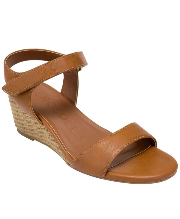 エアロソールズ レディース シューズ サンダル Aerosoles Women\u0027s Wel Open Toe Wedge Sandals Tan タン