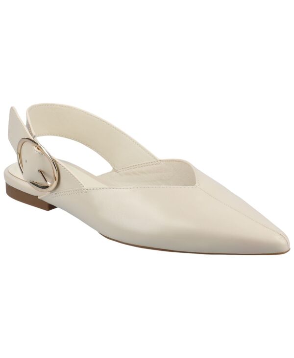 ジュルネ 寄せあわせ レディース シューズ パンプス Journee Collection Women\u0027s Jacqueline Pointed Toe Slingback Flats Bone