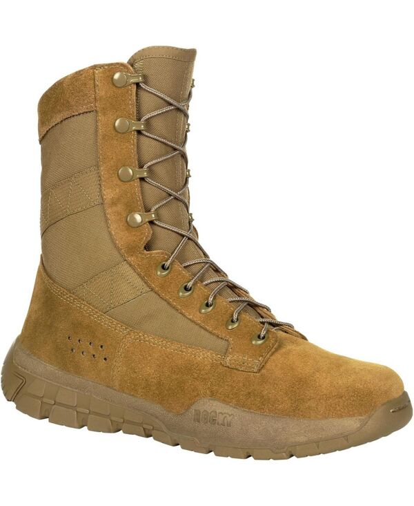 ロッキー メンズ シューズ ブーツ・レインブーツ ROCKY Men\u0027s C4R V2 Tactical Military Boot Coyote brown 赤銅色