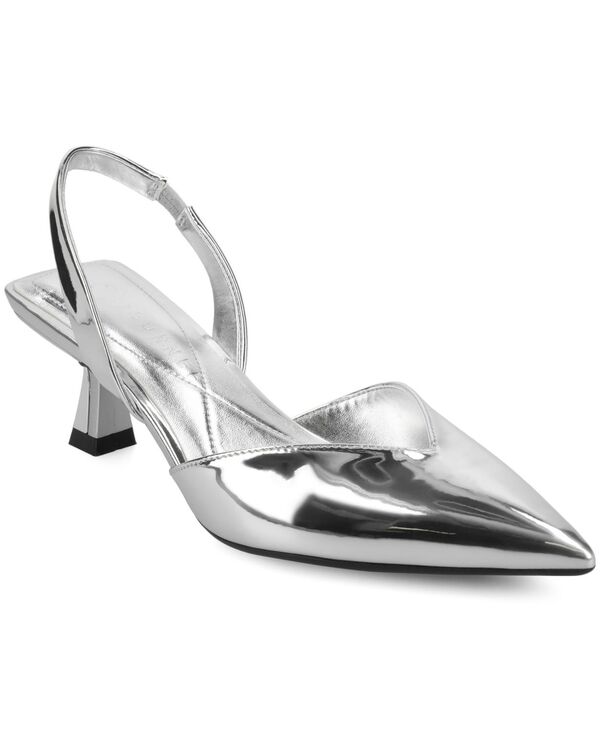 ジュルネ 寄せあわせ レディース シューズ パンプス Journee Collection Women\u0027s Fallon Low Pointed Toe Pumpsilver しろがね色