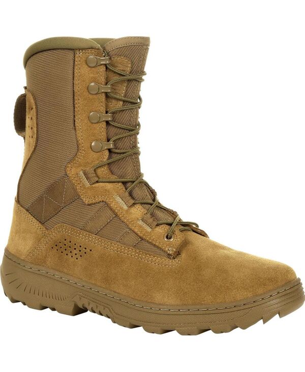 ロッキー メンズ シューズ ブーツ・レインブーツ ROCKY Men\u0027s Havocommercial Military Boot Coyote brown 赤銅色