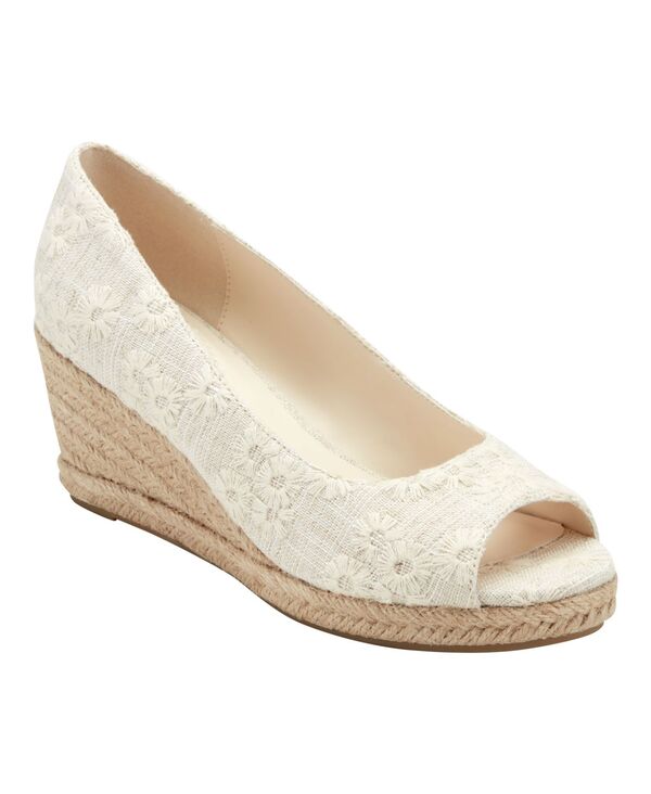 バンドリーノ レディース シューズ サンダル Bandolino Women's Nuri Peep-Toespadrille Wedges Naturalinen Floral｜ReVida 店