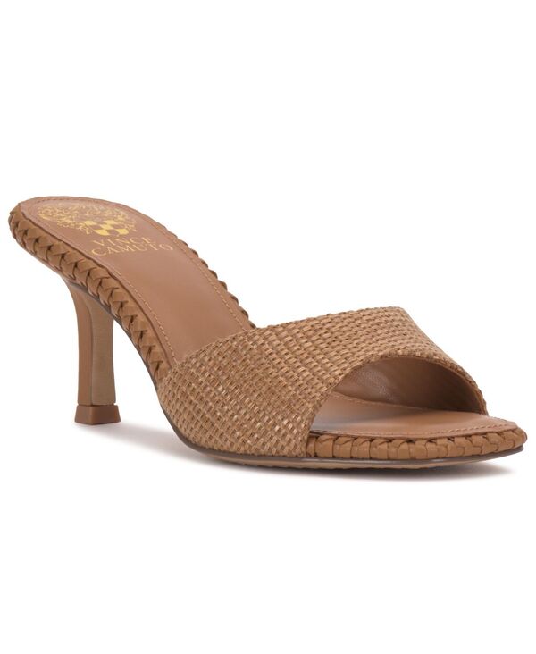 ヴィンスカムート レディース シューズ サンダル Vince Camuto Women\u0027s Emmla Braided-Trim Dressandals Golden Walnut
