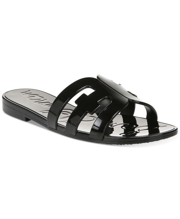 サムエデルマン レディース シューズ サンダル Sam Edelman Women\u0027s Bay Jelly Slide Sandals Black 黒いこと