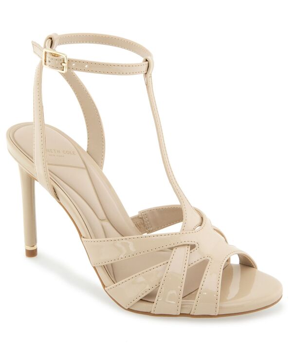 ケネスコール レディース シューズ サンダル Kenneth Cole New York Women\u0027s Liona T-Strap Dressandals Warm Sand Patent 沙子